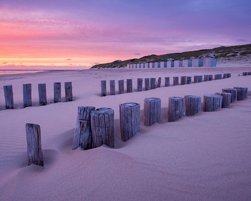 Zonsondergang in Zeeland
