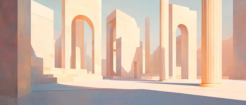 Ancient architecture by Poster Art Shop