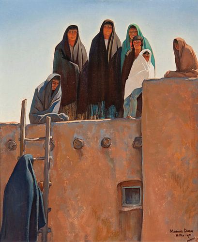 Maynard Dixon, Toeschouwers vanaf het dak