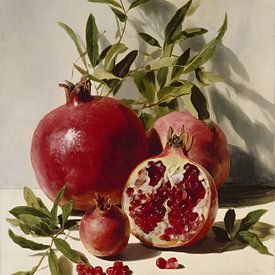 Fresh pomegranate by IamHome Studio