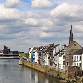 Panorama Servaas Brücke Maastricht von John Kerkhofs