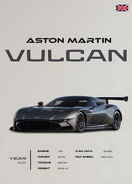 Aston Martin Vulcan Auto van Artstyle