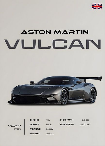 Aston Martin Vulcan Car par Artstyle