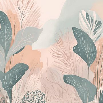 Pastellblatt von CanvasbyCaro