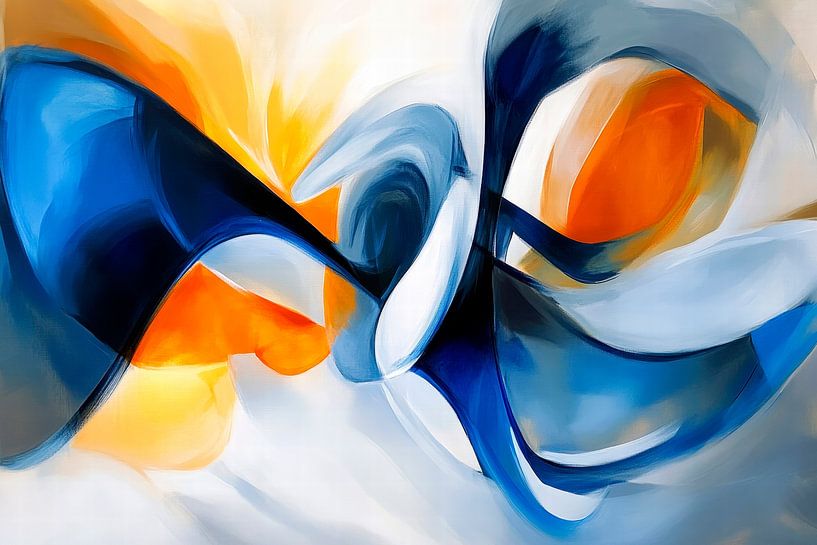 Abstrakte Farbenexplosion von Poster Art Shop