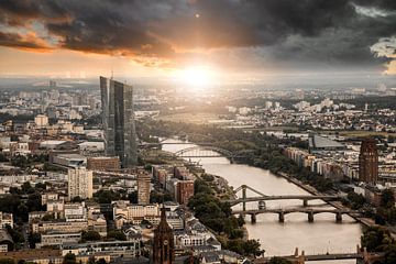 Frankfurt am Main von oben von Sergej Nickel