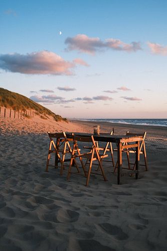 Dîner sur la plage sur Marco Scheurink