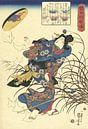Tora gozen, Utagawa Kuniyoshi by 1000 Schilderijen thumbnail