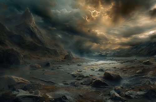 Fantastic mountain world