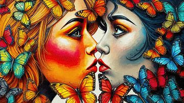 A breath before the kiss - over de duizelingwekkende samensmelting van twee vrouwen, hun identiteiten en innerlijke werelden in het vluchtige moment van perfecte nabijheid