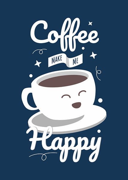coffee make me happy by Alip Santaii