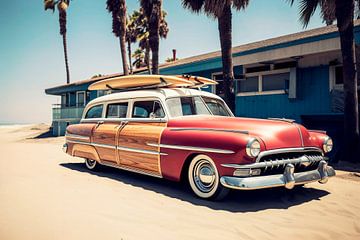 Vintage Amerikaanse auto van Philippe HUGONNARD