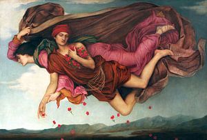 Evelyn De Morgan, Nuit et sommeil - 1878 sur Atelier Liesjes