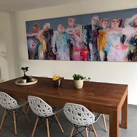 Kundenfoto: Party people von Atelier Paint-Ing, als art frame