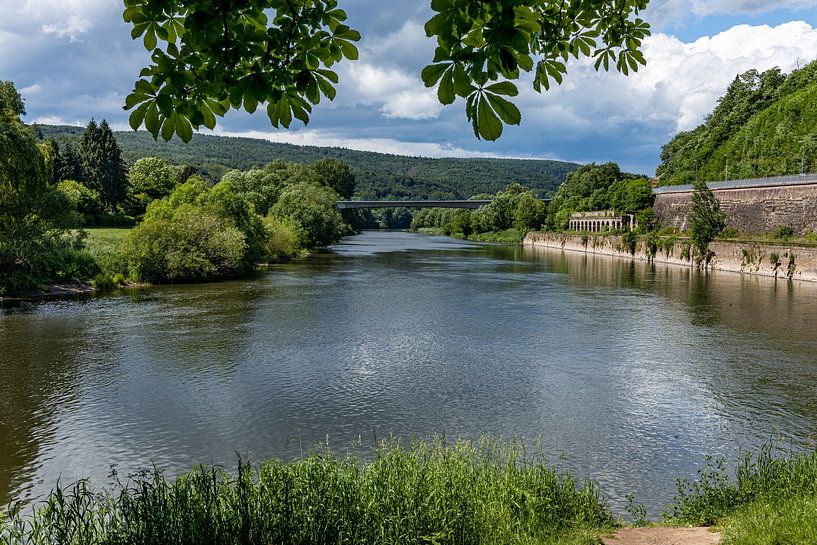Weser Rivier in Duitsland van Adelheid Smitt