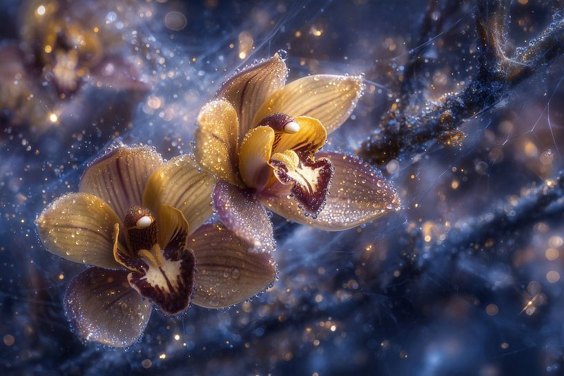 Cymbidium orchid by Steffen Gierok