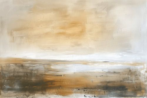 Abstrakte skandinavische Landschaft