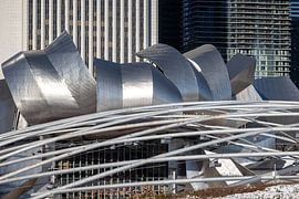 Detail des Jay Pritzker-Pavillons in Chicago