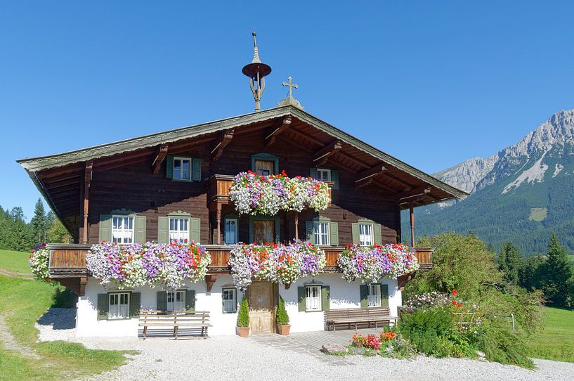 Idylle in Ellmau am Wilden Kaiser von Peter Eckert
