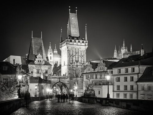 Praag bij nacht