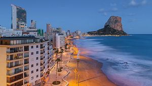 Ein Abend in Calpe, Spanien