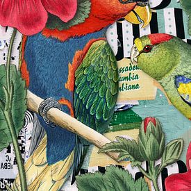 a Dopamine Vintage Collage by Marja van den Hurk