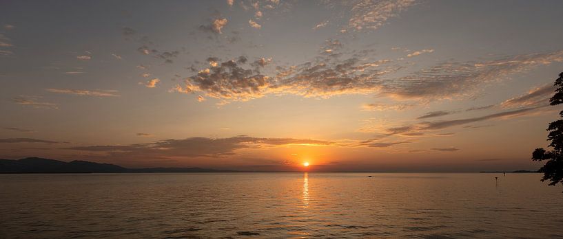 Lake Constance sunset. by Richard Wareham