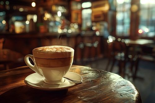 kop koffie of cappuccino