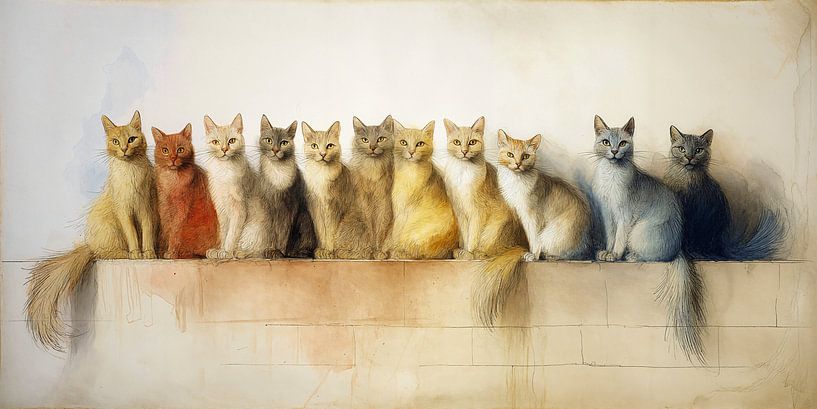 The Cat Wall no. 4 by Studio BB