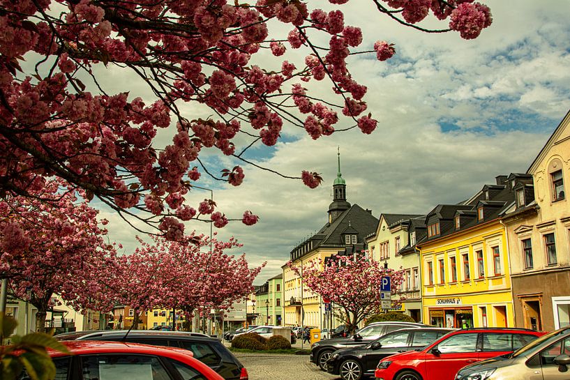 Landscape in the Erzgebirge Ehenfriedersdorf by Johnny Flash