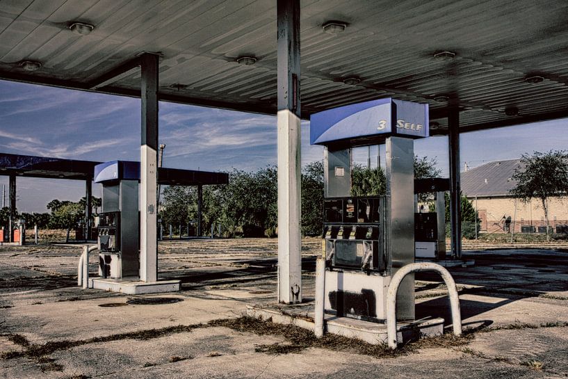 Verlassene Tankstelle von Yvonne Smits