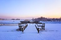 Niederländische Winterlandschaft von LHJB Photography Miniaturansicht