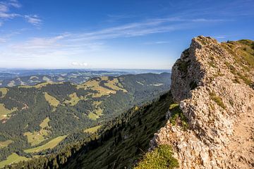 Bergpanorama in de Allgäu, uitzicht vanaf Hochgrat