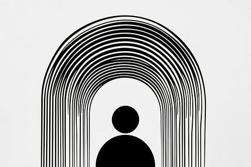 Zwart-wit vel