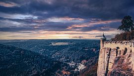 View from the fortress Königstein by Jakob Baranowski - Photography - Video - Photoshop