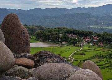 Een veelvoorkomend uitzicht in het Toraja gebergte