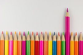 Collectie van bont gekleurde potloden von Tonko Oosterink