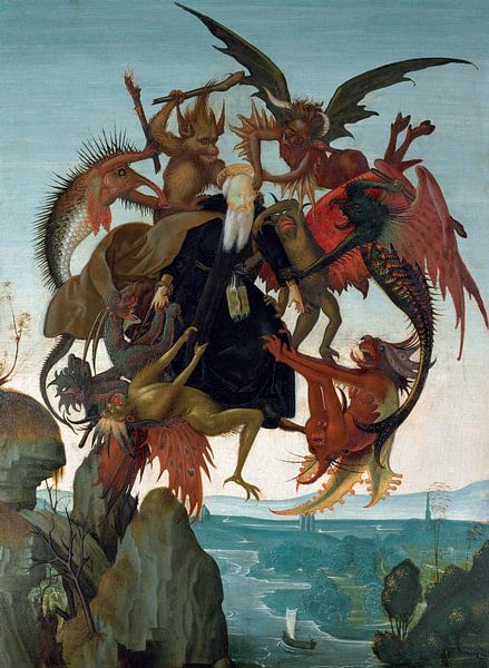 The Torment of Saint Anthony, Michelangelo by Masterful Masters
