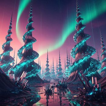 Traumwald der Kristallwellen