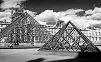 Parijs het Louvre von Peter Hofwegen Miniaturansicht
