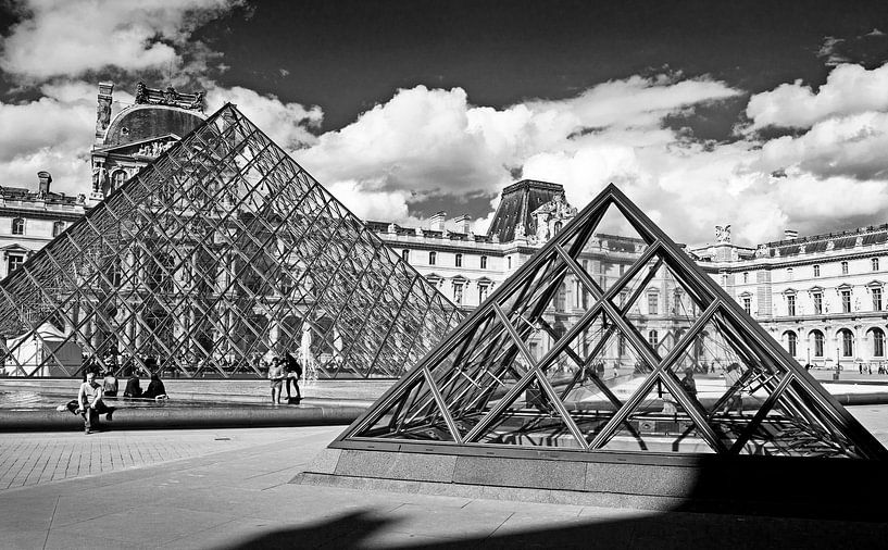 Parijs het Louvre von Peter Hofwegen