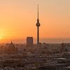 Berlijn bij zonsopgang van Robin Oelschlegel