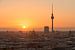 Berlin zum Sonnenaufgang von Robin Oelschlegel