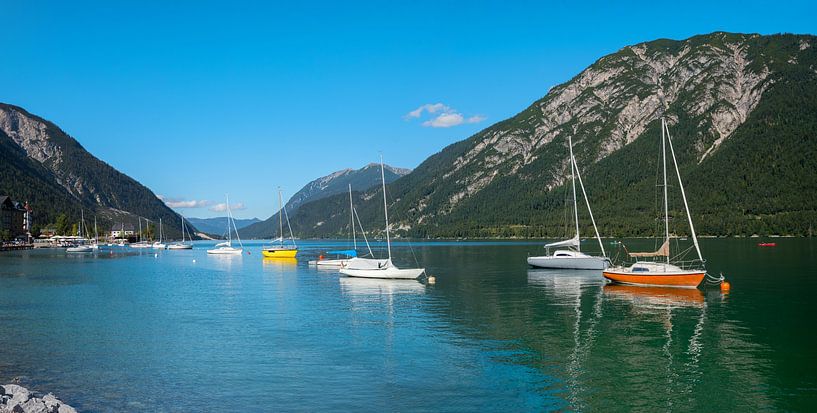 sailboats at lake Achensee tirol by SusaZoom
