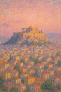 Harmonie der Athener Dämmerung - Das ewige Glühen des Parthenon