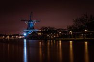 Houtzaagmolen De Salamander bij Leidschendam, Nederland van Gijs Rijsdijk thumbnail