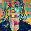 Kate Moss Abstract Spel Blauw van Felix von Altersheim thumbnail