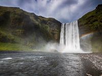 Skogafoss waterfall