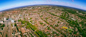 Utrecht in Panorama from the air III by Robbert Frank Hagens