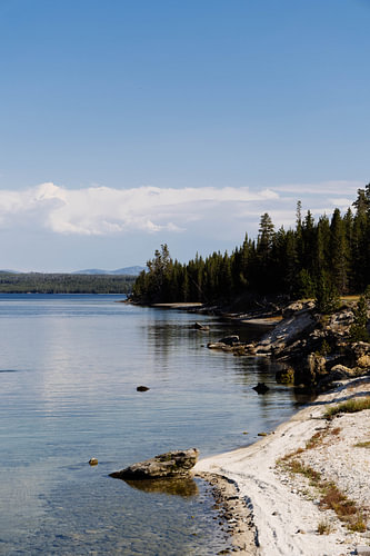 Ruhe am Yellowstone Lake
